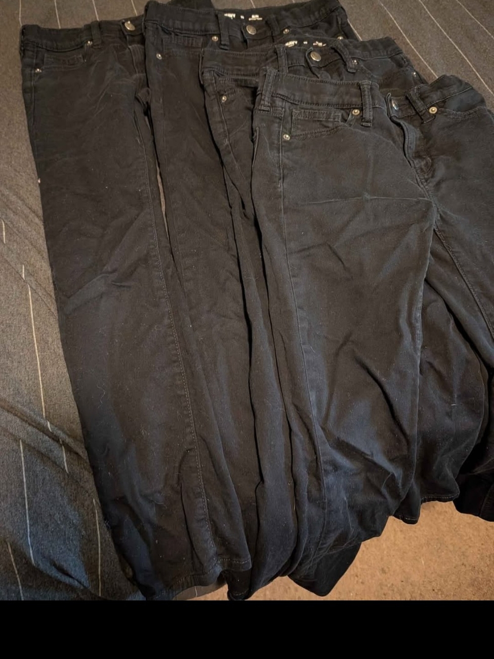 Old Navy Black Slim Jeans - 3 Pairs